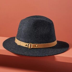 Anthropologie Frye Harness Tall Crown Fedora